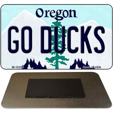 Go Ducks Oregon State License Plate Tag Magnet M-10355