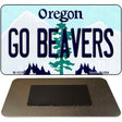 Go Beavers Oregon State License Plate Tag Magnet M-10357