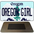 Oregon Girl Oregon State License Plate Tag Magnet M-10358