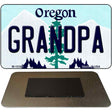 Grandpa Oregon State License Plate Tag Magnet M-10361