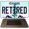 Retired Oregon State License Plate Tag Magnet M-10362