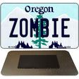 Zombie Oregon State License Plate Tag Magnet M-10366