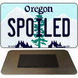 Spoiled Oregon State License Plate Tag Magnet M-10367