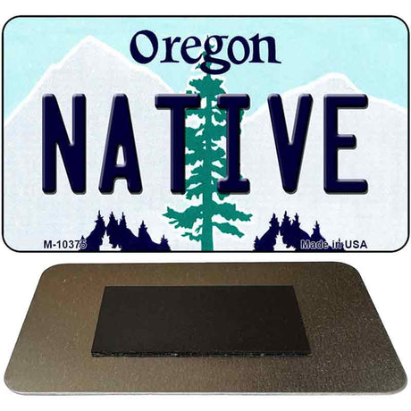 Native Oregon State License Plate Tag Magnet M-10375