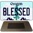 Blessed Oregon State License Plate Tag Magnet M-10376