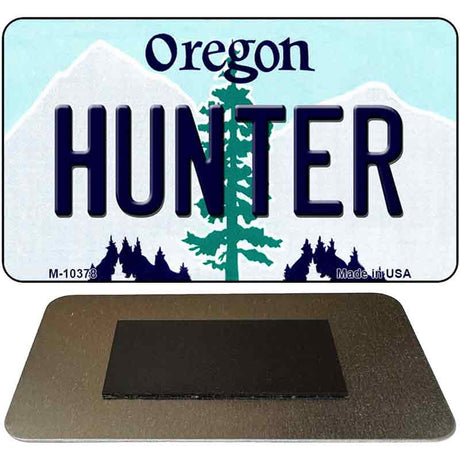 Hunter Oregon State License Plate Tag Magnet M-10378