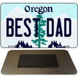 Best Dad Oregon State License Plate Tag Magnet M-10382