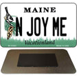 N Joy ME Maine State License Plate Tag Magnet M-10385