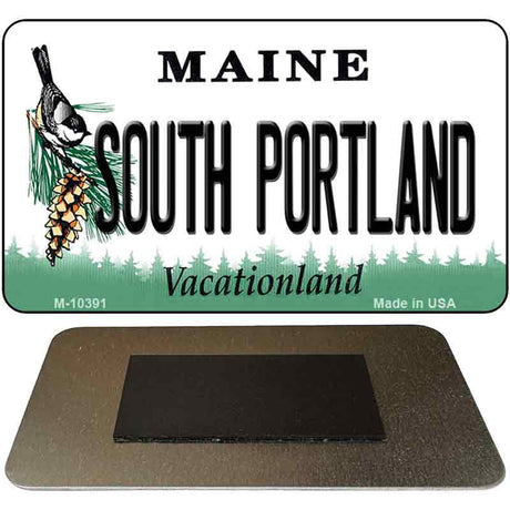 South Portland Maine State License Plate Tag Magnet M-10391