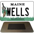 Wells Maine State License Plate Tag Magnet M-10394