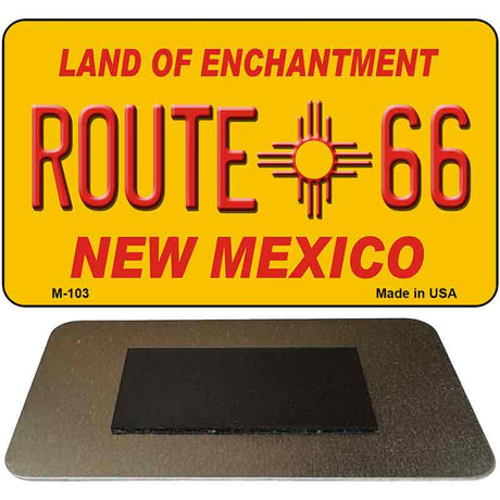 Route 66 New Mexico Novelty Metal Magnet M-103