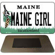 Maine Girl State License Plate Tag Magnet M-10401