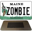 Zombie Maine State License Plate Tag Magnet M-10407