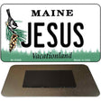 Jesus Maine State License Plate Tag Magnet M-10408