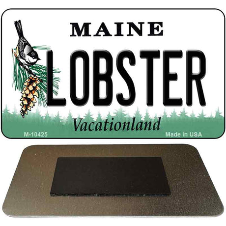 Lobster Maine State License Plate Tag Magnet M-10425