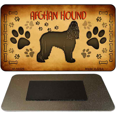 Afghan Hound Novelty Metal Magnet M-10429