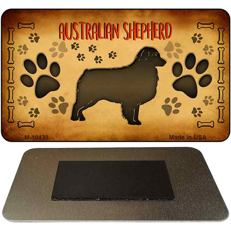 Australian Shepherd Novelty Metal Magnet M-10430