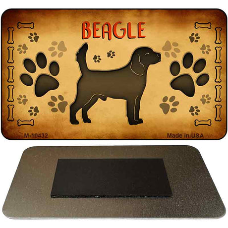 Beagle Novelty Metal Magnet M-10432