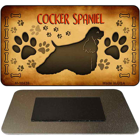 Cocker Spaniel Novelty Metal Magnet M-10439