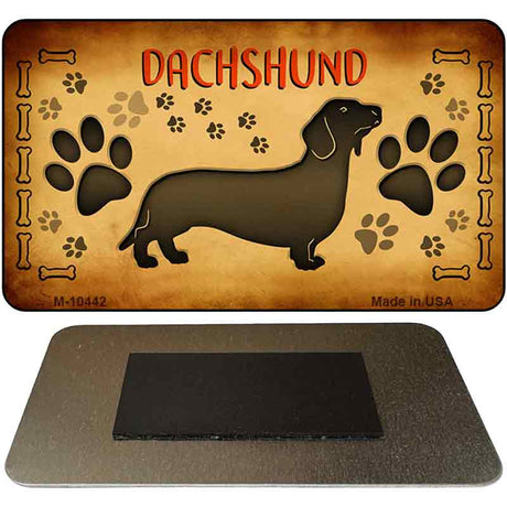 Dachshund Novelty Metal Magnet M-10442