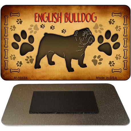 English Bulldog Novelty Metal Magnet M-10444