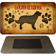 Golden Retriever Novelty Metal Magnet M-10449