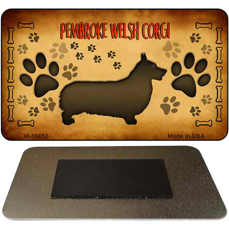 Pembroke Welsh Corgi Novelty Metal Magnet M-10452