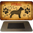 Pitbull Novelty Metal Magnet M-10453