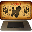 Poodle Novelty Metal Magnet M-10455