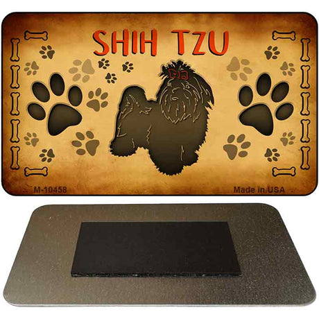 Shih Tzu Novelty Metal Magnet M-10458