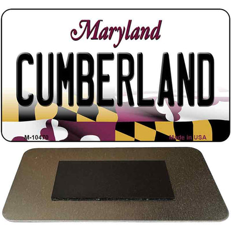 Cumberland Maryland State License Plate Tag Magnet M-10470