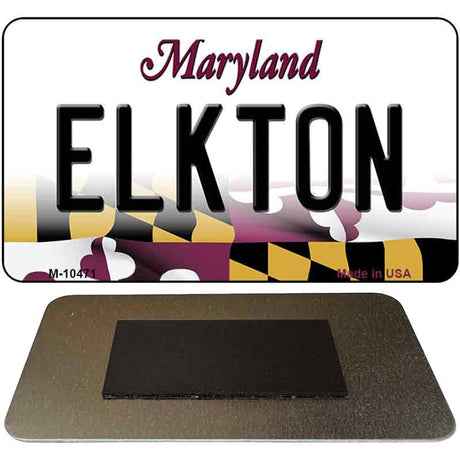 Elkton Maryland State License Plate Tag Magnet M-10471