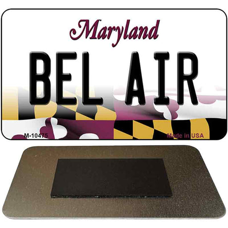 Bel Air Maryland State License Plate Tag Magnet M-10475