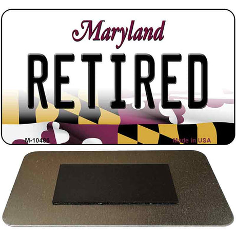 Retired Maryland State License Plate Tag Magnet M-10486