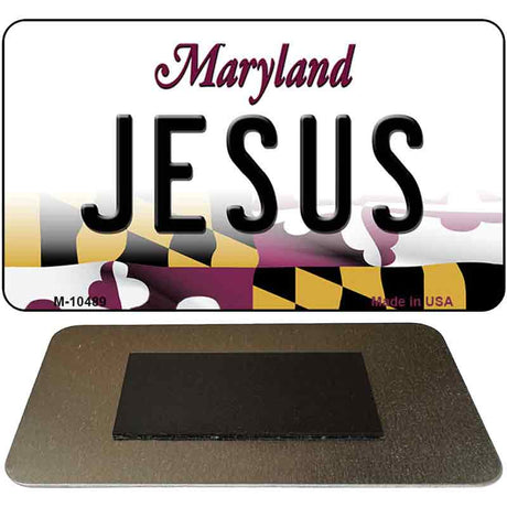 Jesus Maryland State License Plate Tag Magnet M-10489