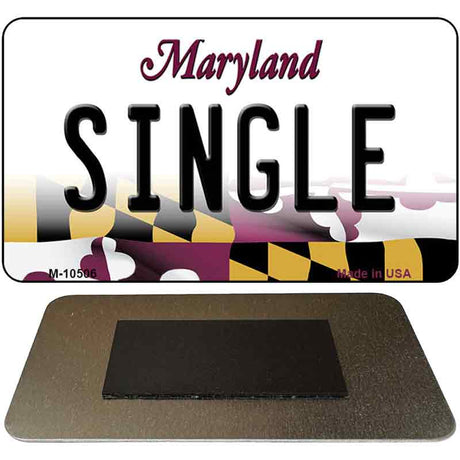 Single Maryland State License Plate Tag Magnet M-10506