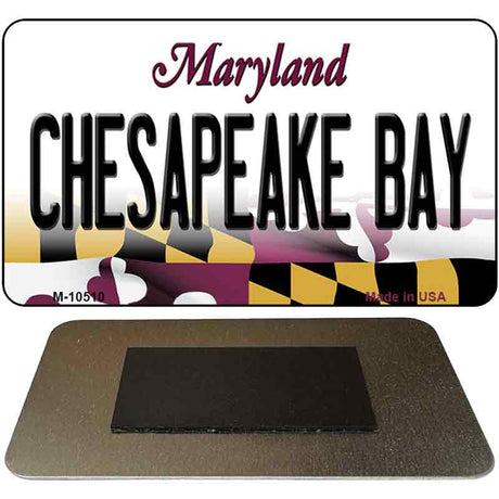 Chesapeake Bay Maryland State License Plate Tag Magnet M-10510