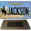 Jackson Wyoming State License Plate Tag Magnet M-10517