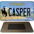 Casper Wyoming State License Plate Tag Magnet M-10518