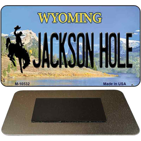 Jackson Hole Wyoming State License Plate Tag Magnet M-10532