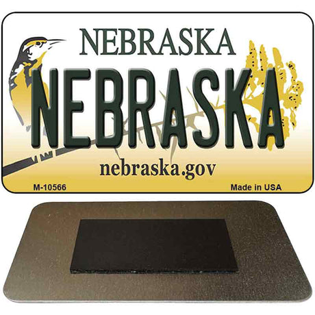 Nebraska State License Plate Tag Magnet M-10566