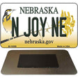 N Joy NE State License Plate Tag Magnet M-10568