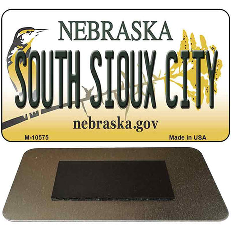 South Sioux City Nebraska State License Plate Tag Magnet M-10575