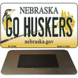 Go Huskers Nebraska State License Plate Tag Magnet M-10580