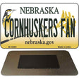 Corn Huskers Fan Nebraska State License Plate Tag Magnet M-10581