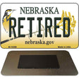 Retired Nebraska State License Plate Tag Magnet M-10588