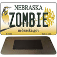 Zombie Nebraska State License Plate Tag Magnet M-10590