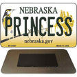 Princess Nebraska State License Plate Tag Magnet M-10597