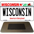 Wisconsin State License Plate Tag Novelty Magnet M-10608