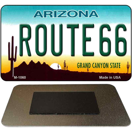 Route 66 Arizona Novelty Metal Magnet M-1060